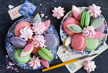 *, dessert, macaroons, food, cookies HD wallpaper