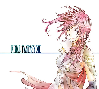 Final Fantasy XIII, pink, fantasy, xiii, final, lightning farron, hair HD wallpaper
