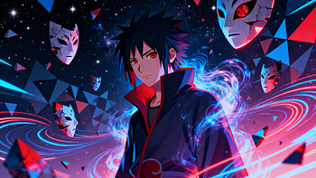 Obito Uchiha, Sasuke Uchiha, Anime HD wallpaper