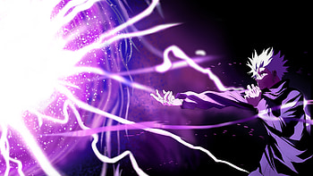 Purple Satoru Gojo Jujutsu Kaisen HD wallpaper