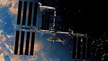 International Space Station Shuttle Travel HD wallpaper