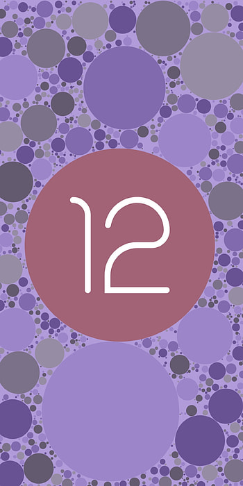 Android 12 Easter egg, purple HD phone wallpaper