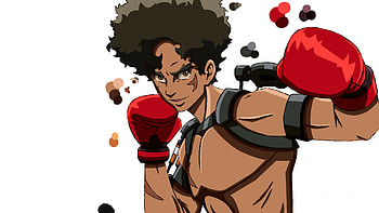 Megalo Box, Anime art, Artstation, Fanart HD wallpaper