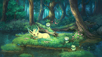 leafeon – A Day, Cute Leafeon HD wallpaper
