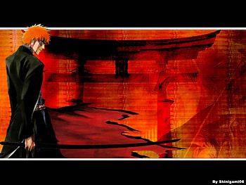 Ichigo, bleach, anime, kurasaki HD wallpaper