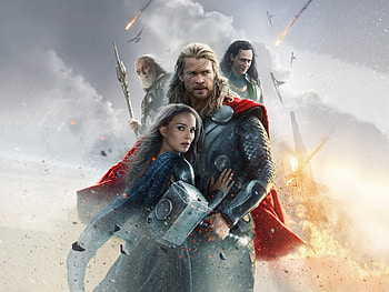 Thor The Dark World, natalie portman, loki, marvel, disney, the dark world, tom hiddleston, chris hemsworth HD wallpaper