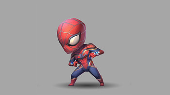 Spiderman Cute Art, spiderman, artwork, artist, digital-art, superheroes, artstation HD wallpaper