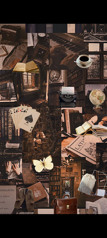 Dark Academia, art, _frame HD phone wallpaper