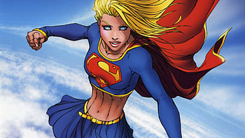 Supergirl, Michael Turner, superheroes, comics, dc comics, clouds, illustration HD wallpaper