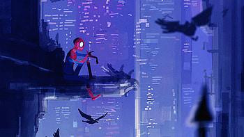 Bored Spiderman , spiderman, superheroes, artist, artwork, digital-art, deviantart HD wallpaper