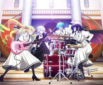 Modest Rock Ladies — Anime | Melodic Modesty — Quad | Guitar Goddesses —, Anime, Rock is a Lady’s Modesty HD wallpaper