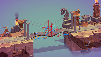 video game, Poly Bridge 3 HD wallpaper