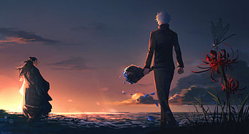 Suguru Geto & Satoru Gojo, Suguru Geto, Satoru Gojo, Anime, Jujutsu Kaisen, Gojo & Geto HD wallpaper