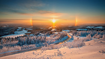 Finnish landscapes, Northern lights, Helsinki architecture, Lapland wilderness HD wallpaper