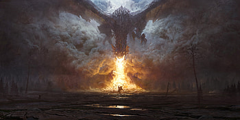 Dragon Breath, dragon, artist, artwork, digital-art, deviantart, fantasy HD wallpaper