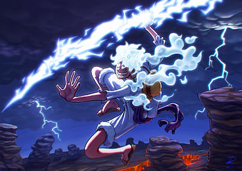 Monkey D. Luffy - Gear 5, Monkey D. Luffy, Gear 5 (One Piece), Anime, One Piece HD wallpaper