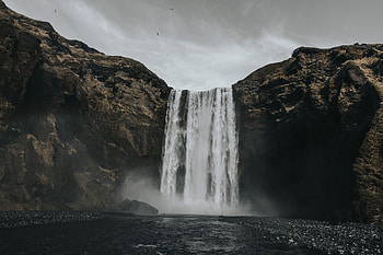 Nature, Rivers, Waterfall, Hills, Hill HD wallpaper