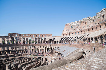 Roman colosseum, Hidden tunnels, Public access, Historical experience HD wallpaper