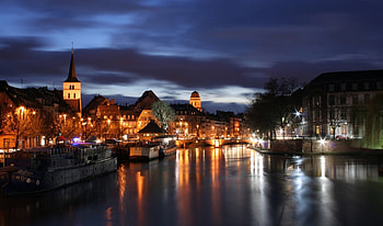 Canal, other, architecture, houses HD wallpaper