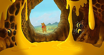 Winnie the Pooh Animation, Awesome, Background HD wallpaper