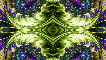 Trippy Psychedelic Fractal, trippy, psychedelic, aesthetic, Abstract, fractal HD wallpaper