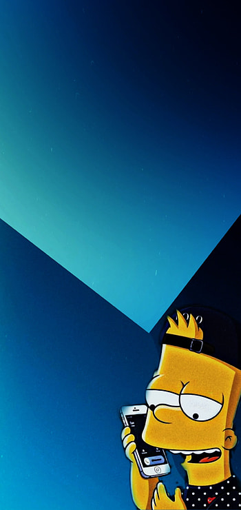 Fondo de pantalla bart, Azul HD phone wallpaper