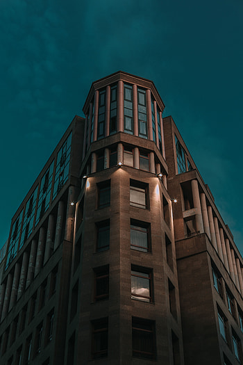 Sky, Architecture, Building, Minimalism, Facade HD phone wallpaper