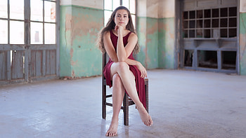 Pose, girl, model, women HD wallpaper
