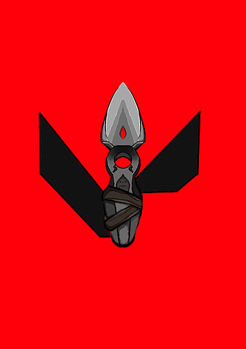 Jett knife ■Valorant■, bts, red, game, fire, valorant, black, anime, pubg HD phone wallpaper