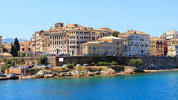 Corfu travels, Build Corfu, Ionian Sea, Greece HD wallpaper