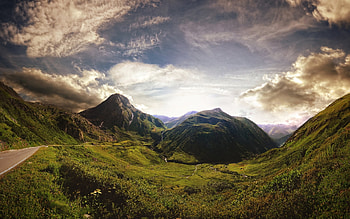 Landscape, Mountains HD wallpaper