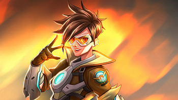 Tracer From Overwatch , tracer-overwatch, tracer, games, artstation HD wallpaper