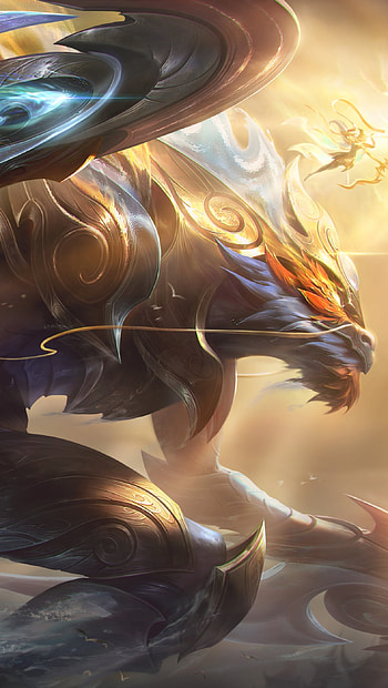 Lunar Guardian Kha'Zix, video game, League Of Legends HD phone wallpaper