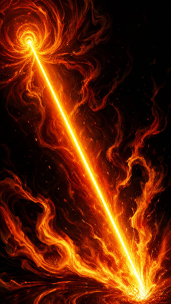 Inferno Beam — , Laser, Fire HD phone wallpaper