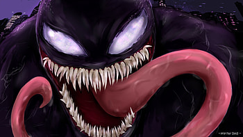 Venom Digital Artwork, venom, artwork, superheroes, supervillain, artist, digital-art, deviantart HD wallpaper