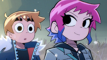 Scott Pilgrim and Ramona Flowers, Scott Pilgrim, Ramona Flowers, TV Show, Scott Pilgrim Takes Off HD wallpaper
