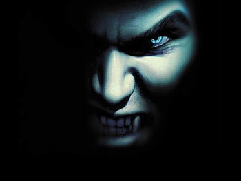 dark vampire, evil, vampire, fangs, dark HD wallpaper
