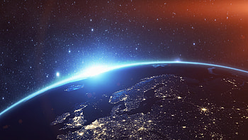 Europe, Earth at Night HD wallpaper