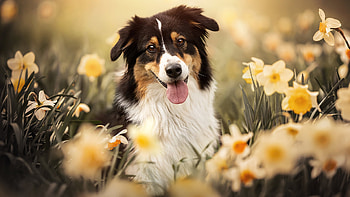 australian shepherd HD wallpaper
