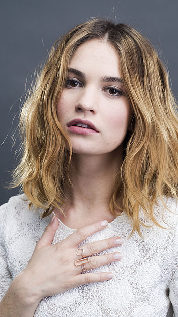 Lily James, Lily James Beautiful HD phone wallpaper