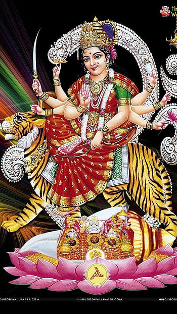 Durga Maa, vajra, devotional HD phone wallpaper