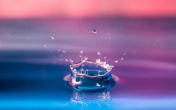 Macro, Spray, Splash, Drop HD wallpaper