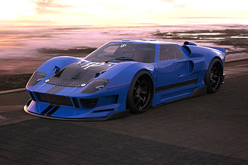 Modified Ford GT, ford, sunset, cars, gt HD wallpaper