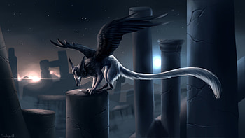 Art, Sadness, Grey, Wings, Being, Creature, Fantastic, Sorrow HD wallpaper