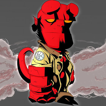 Hellboy, comic, anime HD wallpaper