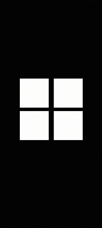 Windows White in Black, tints and shades, , monochrome, technology, , microsoft HD phone wallpaper
