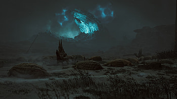 : Monster Hunter Wilds Mystical Landscape, video game, Monster Hunter Wilds HD wallpaper