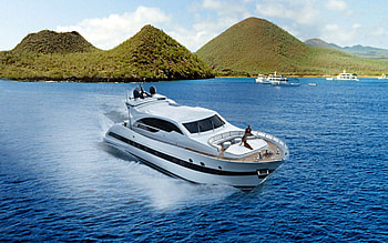 Luxury vacation on a yacht, sea, man and girl, tanning on the yacht, relax, summer vacations HD wallpaper