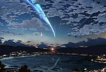 Your Name , Sun Setting, Love and Destiny, Anime HD wallpaper