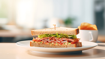Delicious Club Sandwich, food, sandwich HD wallpaper
